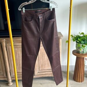 Joe’s Jean The Charlie Coated High Rise Ankle Skinny